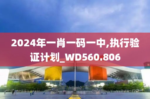 2024年一肖一碼一中,執(zhí)行驗(yàn)證計(jì)劃_WD560.806