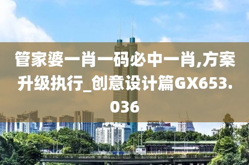 管家婆一肖一碼必中一肖,方案升級執(zhí)行_創(chuàng)意設(shè)計篇GX653.036