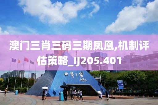 澳門三肖三碼三期鳳凰,機制評估策略_IJ205.401