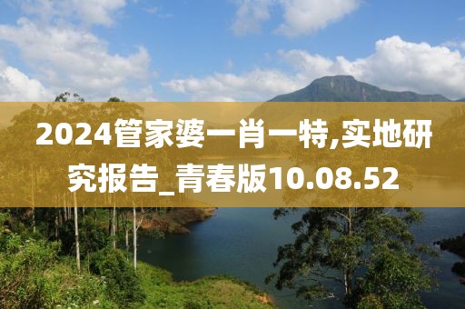 2024管家婆一肖一特,實(shí)地研究報(bào)告_青春版10.08.52
