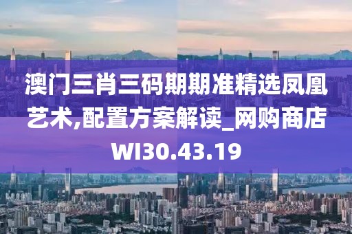 澳門(mén)三肖三碼期期準(zhǔn)精選鳳凰藝術(shù),配置方案解讀_網(wǎng)購(gòu)商店WI30.43.19