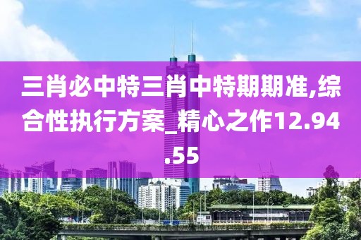 三肖必中特三肖中特期期準(zhǔn),綜合性執(zhí)行方案_精心之作12.94.55