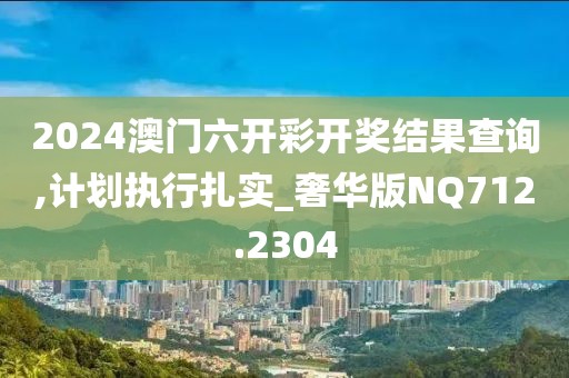 2024澳門(mén)六開(kāi)彩開(kāi)獎(jiǎng)結(jié)果查詢(xún),計(jì)劃執(zhí)行扎實(shí)_奢華版NQ712.2304