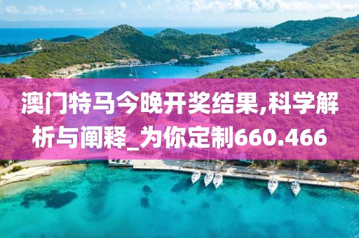 澳門(mén)特馬今晚開(kāi)獎(jiǎng)結(jié)果,科學(xué)解析與闡釋_為你定制660.466