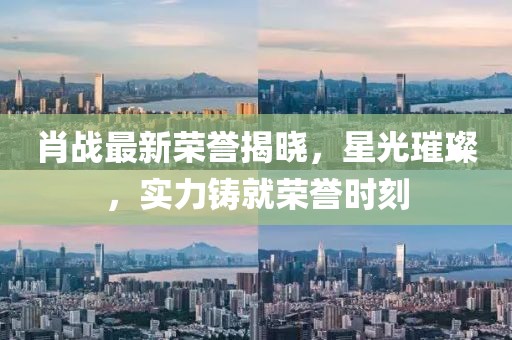 肖戰(zhàn)最新榮譽(yù)揭曉，星光璀璨，實(shí)力鑄就榮譽(yù)時(shí)刻