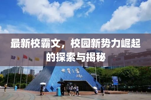 最新校霸文，校園新勢力崛起的探索與揭秘