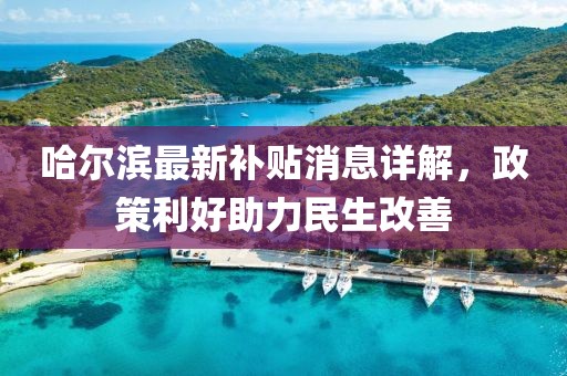哈爾濱最新補(bǔ)貼消息詳解，政策利好助力民生改善