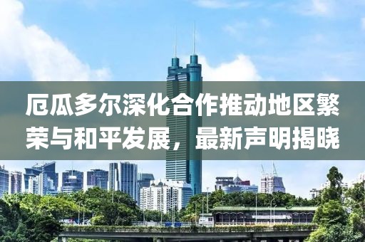 厄瓜多爾深化合作推動地區(qū)繁榮與和平發(fā)展，最新聲明揭曉