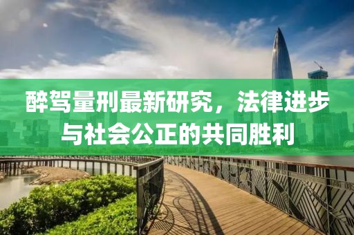 醉駕量刑最新研究，法律進步與社會公正的共同勝利