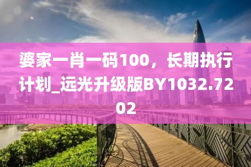婆家一肖一碼100，長(zhǎng)期執(zhí)行計(jì)劃_遠(yuǎn)光升級(jí)版BY1032.7202