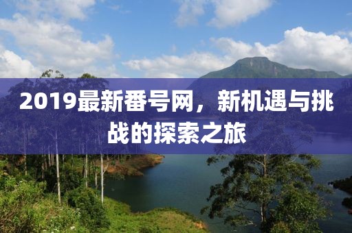 2019最新番號網(wǎng)，新機遇與挑戰(zhàn)的探索之旅