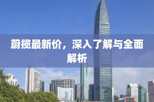 蔚攬最新價，深入了解與全面解析