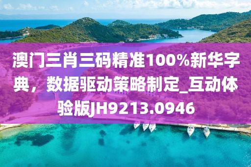 澳門(mén)三肖三碼精準(zhǔn)100%新華字典，數(shù)據(jù)驅(qū)動(dòng)策略制定_互動(dòng)體驗(yàn)版JH9213.0946