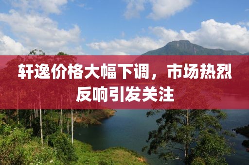 軒逸價(jià)格大幅下調(diào)，市場熱烈反響引發(fā)關(guān)注
