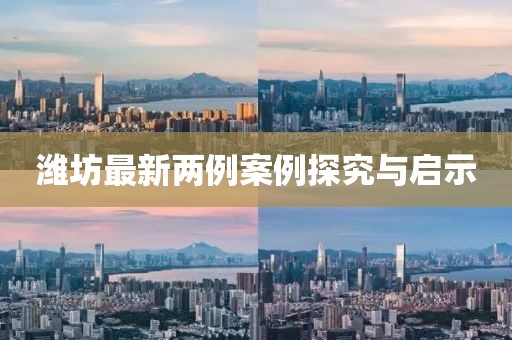 濰坊最新兩例案例探究與啟示