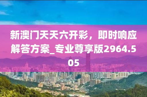 新澳門天天六開彩，即時響應(yīng)解答方案_專業(yè)尊享版2964.505
