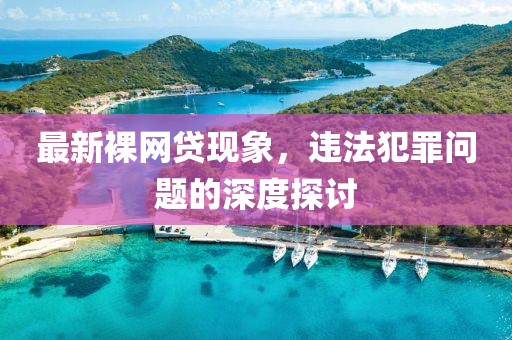 最新裸網(wǎng)貸現(xiàn)象，違法犯罪問題的深度探討
