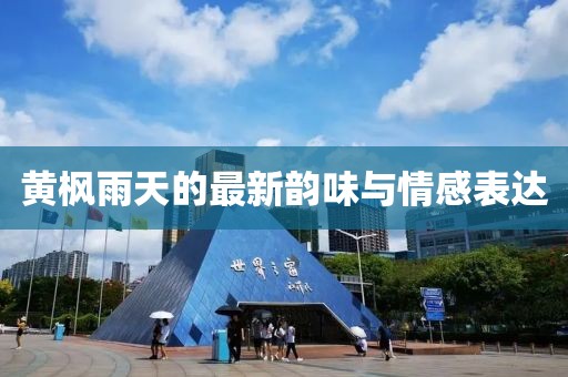 黃楓雨天的最新韻味與情感表達