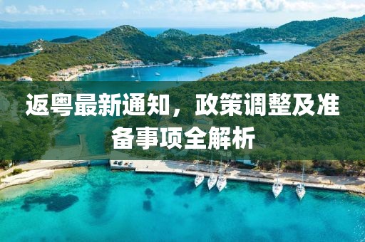 返粵最新通知，政策調(diào)整及準(zhǔn)備事項(xiàng)全解析