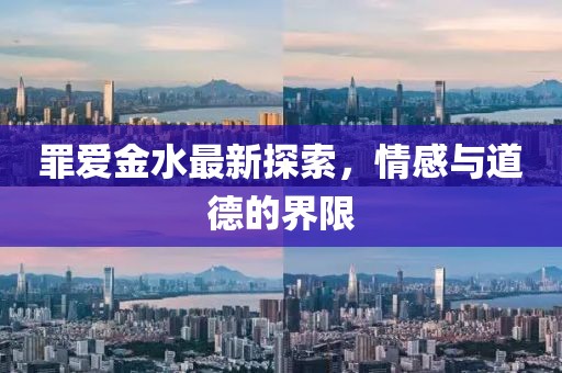 罪愛金水最新探索，情感與道德的界限