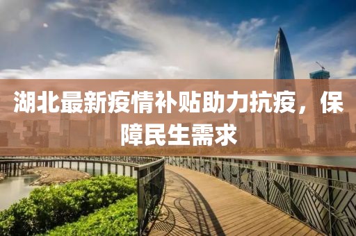 湖北最新疫情補(bǔ)貼助力抗疫，保障民生需求