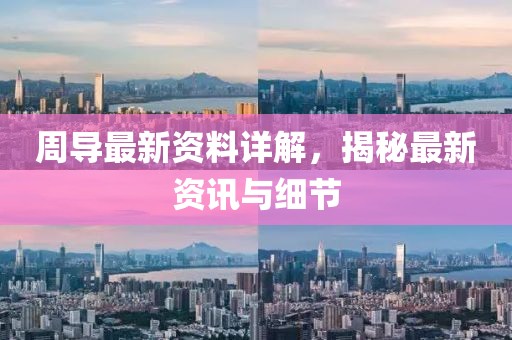 周導(dǎo)最新資料詳解，揭秘最新資訊與細(xì)節(jié)
