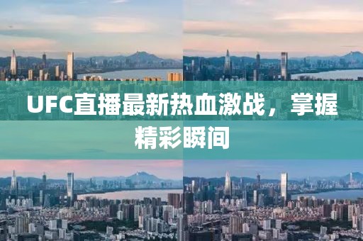 UFC直播最新熱血激戰(zhàn)，掌握精彩瞬間