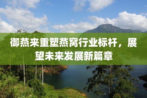 御燕來(lái)重塑燕窩行業(yè)標(biāo)桿，展望未來(lái)發(fā)展新篇章