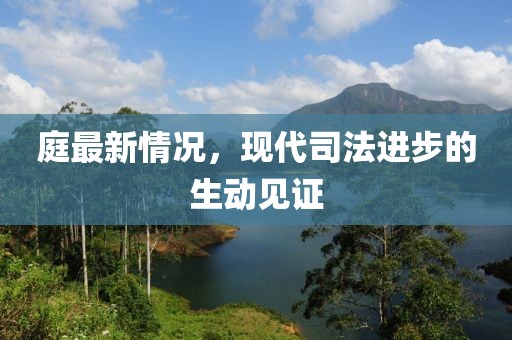庭最新情況，現(xiàn)代司法進(jìn)步的生動(dòng)見證