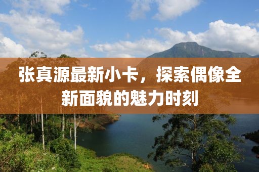 張真源最新小卡，探索偶像全新面貌的魅力時(shí)刻