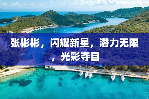 張彬彬，閃耀新星，潛力無限，光彩奪目