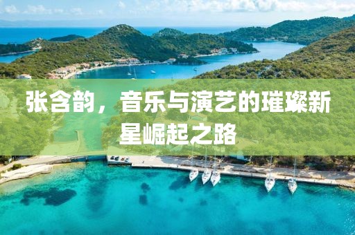 張含韻，音樂與演藝的璀璨新星崛起之路