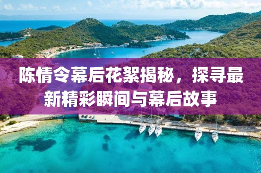 陳情令幕后花絮揭秘，探尋最新精彩瞬間與幕后故事