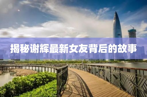 揭秘謝輝最新女友背后的故事