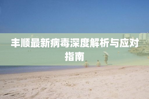 豐順最新病毒深度解析與應(yīng)對(duì)指南