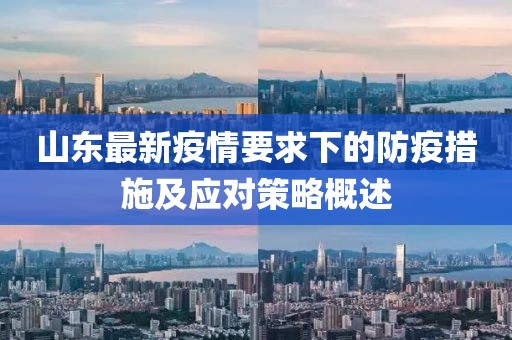 山東最新疫情要求下的防疫措施及應(yīng)對(duì)策略概述
