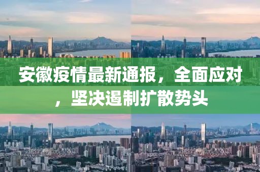 安徽疫情最新通報，全面應(yīng)對，堅決遏制擴散勢頭
