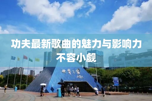 功夫最新歌曲的魅力與影響力不容小覷