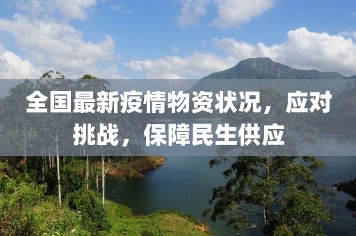 全國最新疫情物資狀況，應(yīng)對(duì)挑戰(zhàn)，保障民生供應(yīng)