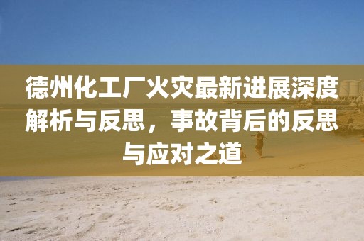 德州化工廠火災(zāi)最新進(jìn)展深度解析與反思，事故背后的反思與應(yīng)對(duì)之道