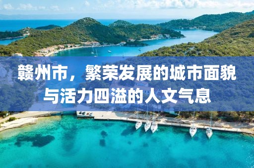 贛州市，繁榮發(fā)展的城市面貌與活力四溢的人文氣息