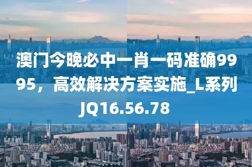 澳門(mén)今晚必中一肖一碼準(zhǔn)確9995，高效解決方案實(shí)施_L系列JQ16.56.78