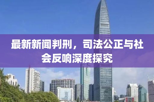 最新新聞判刑，司法公正與社會(huì)反響深度探究