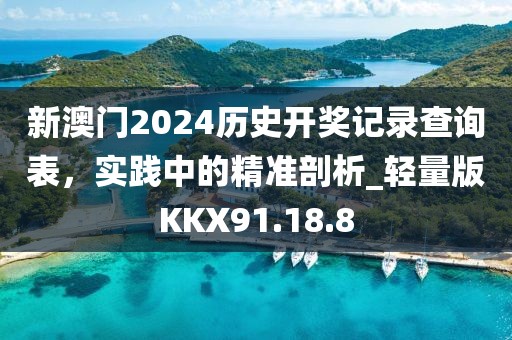 新澳門2024歷史開獎(jiǎng)記錄查詢表，實(shí)踐中的精準(zhǔn)剖析_輕量版KKX91.18.8