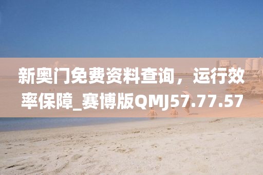 新奧門免費(fèi)資料查詢，運(yùn)行效率保障_賽博版QMJ57.77.57