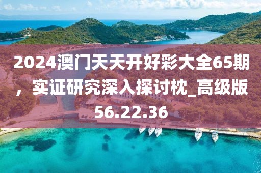 2024澳門天天開好彩大全65期，實(shí)證研究深入探討枕_高級(jí)版56.22.36
