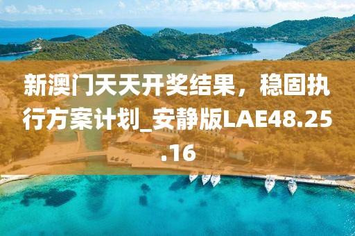 新澳門天天開獎(jiǎng)結(jié)果，穩(wěn)固執(zhí)行方案計(jì)劃_安靜版LAE48.25.16