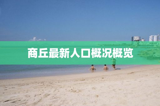 商丘最新人口概況概覽