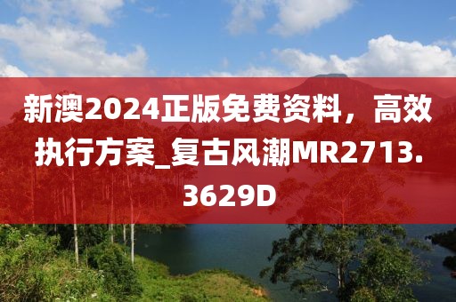新澳2024正版免費(fèi)資料，高效執(zhí)行方案_復(fù)古風(fēng)潮MR2713.3629D