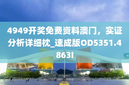 4949開獎免費資料澳門，實證分析詳細枕_速成版OD5351.4863I